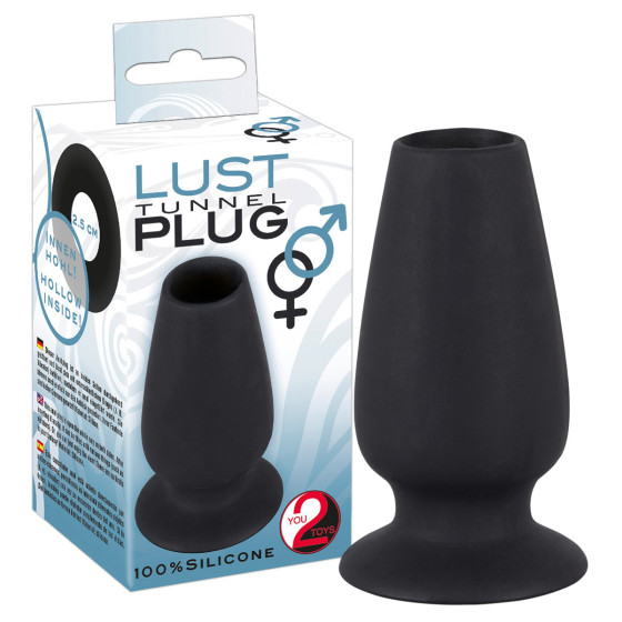 Plug Tunnel en silicone Lust 10 x 5cm