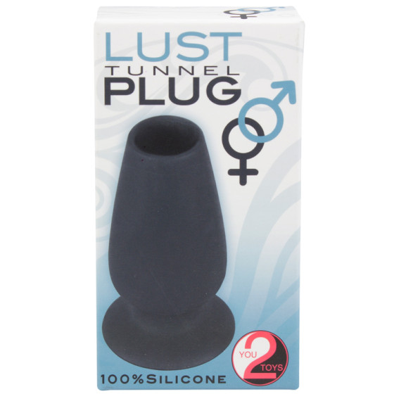 Plug Tunnel en silicone Lust 10 x 5cm