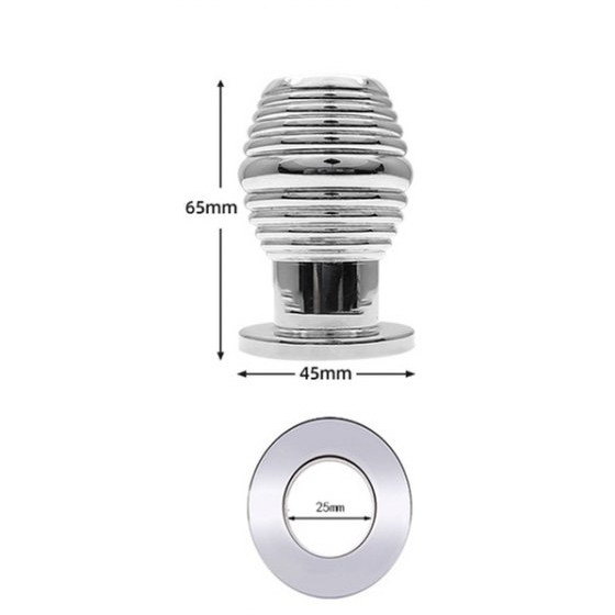 Plug Tunnel en métal Thread Hollow M 6.5 x 4.5 cm