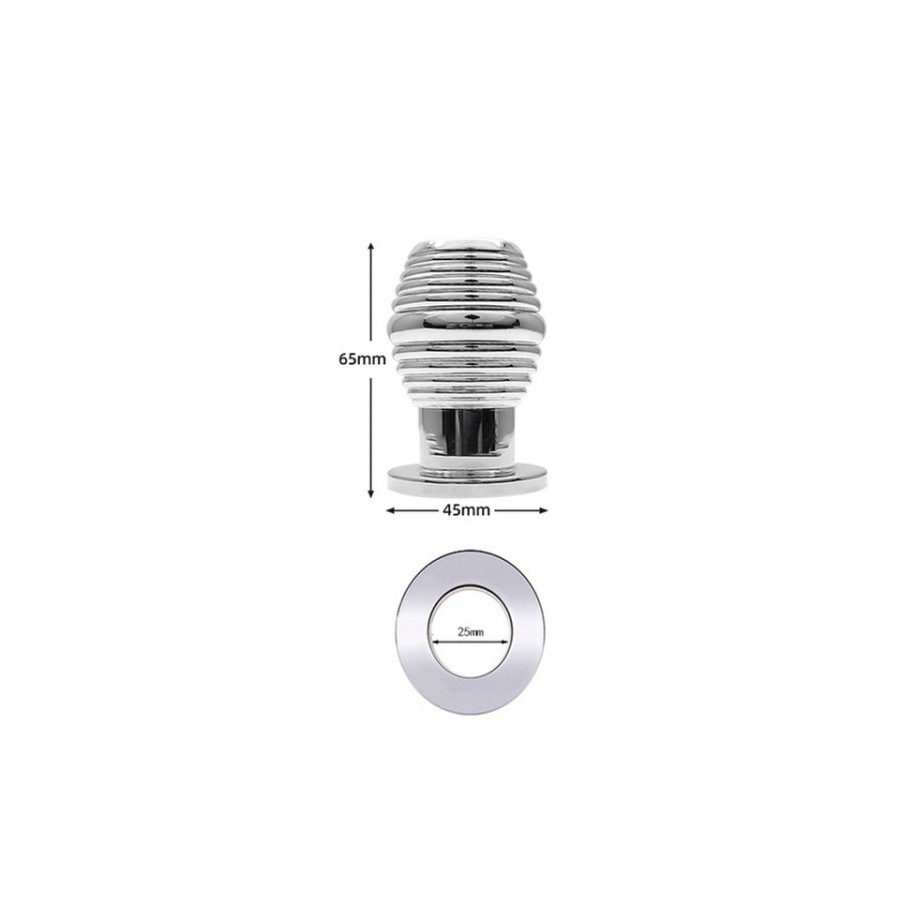 Plug Tunnel en métal Thread Hollow M 6.5 x 4.5 cm