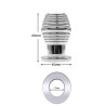 Plug Tunnel en métal Thread Hollow M 6.5 x 4.5 cm
