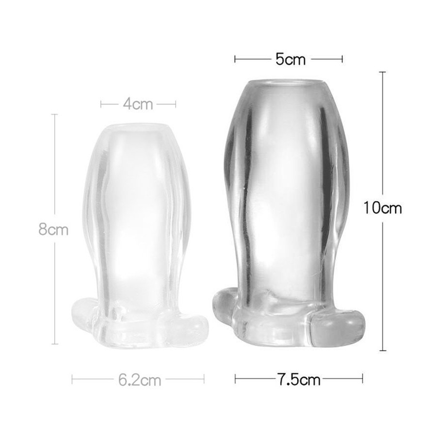 Plug Tunnel Anal Nymbus Transparent 8.5 x 4.7cm