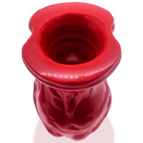Plug Tunnel Oxballs PigHole Squeal FF 13 x 11.5cm Rouge