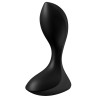 Plug vibrant Backdoor Lover Satisfyer 8 x 3cm Noir