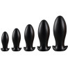Plug Drakar Egg XL 16.5 x 7.3cm Noir