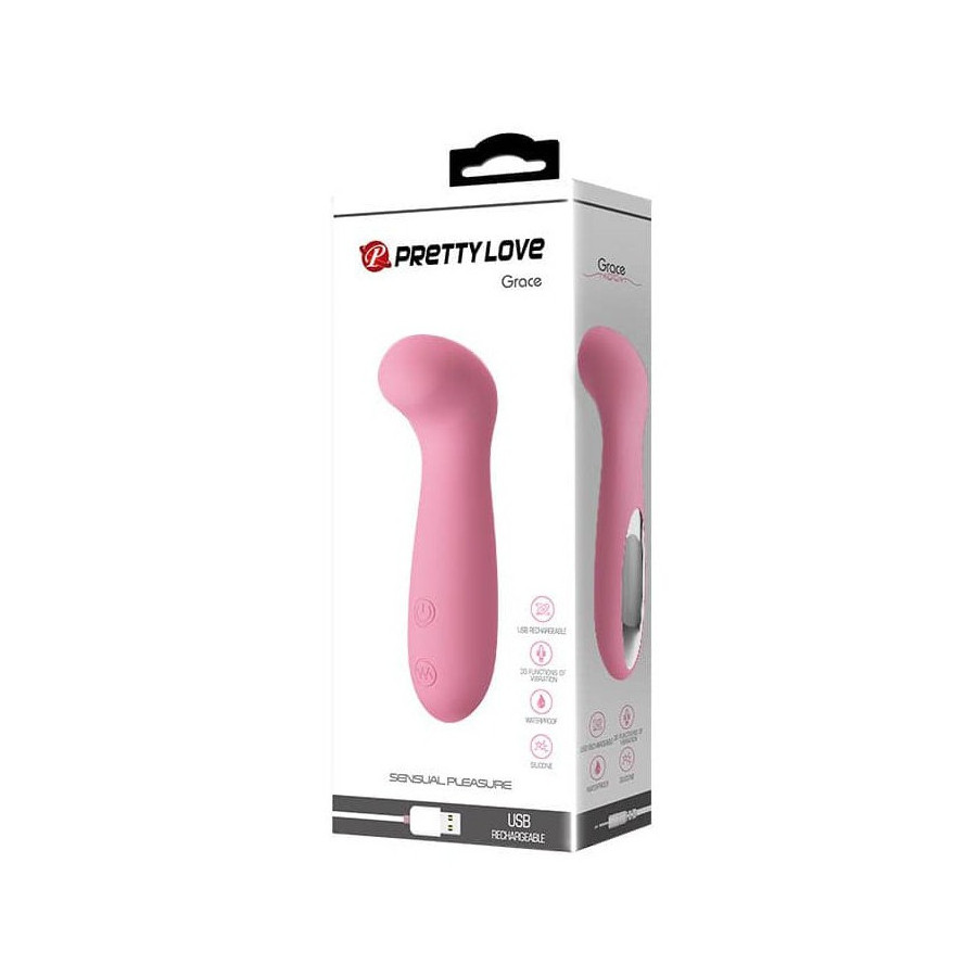Stimulateur clitoridien rose Grace