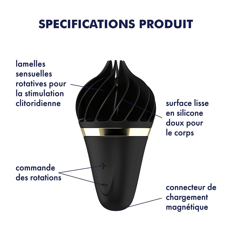 Stimulateur clitoridien Sweet Treat Noir