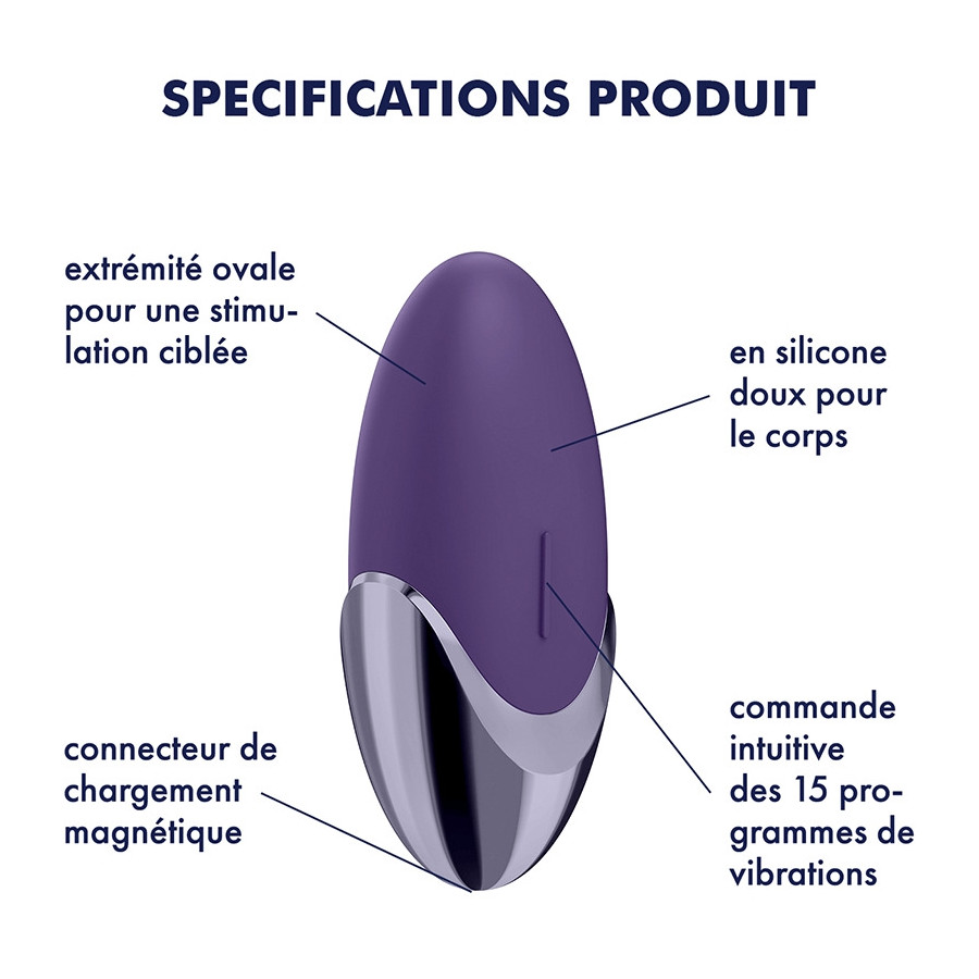 Stimulateur clitoridien Purple Pleasure - Satisfyer