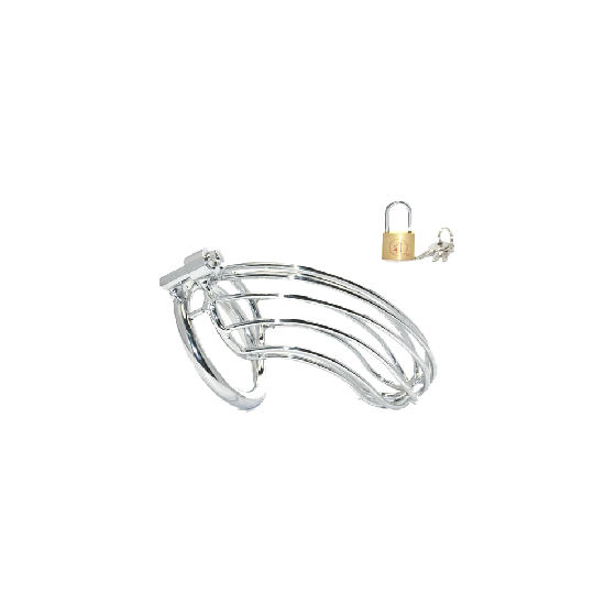 Cage de Chastete en métal Grille 12 x 3.5cm