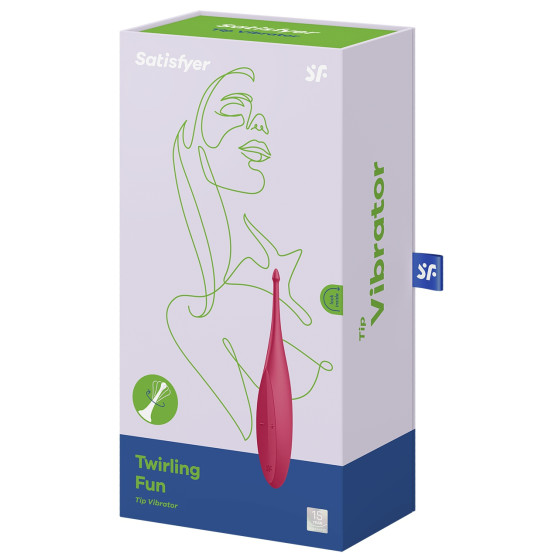 Stimulateur Twirling Fun Satisfyer 17cm Rouge