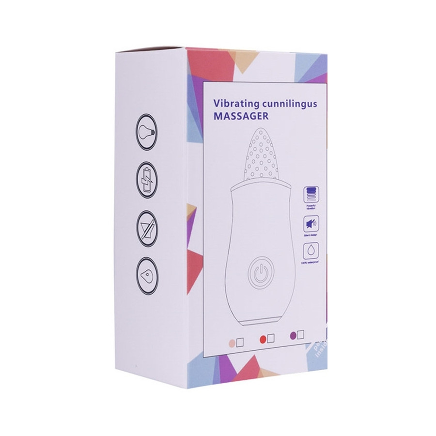 Stimulateur de clitoris Tongue Flower Rouge