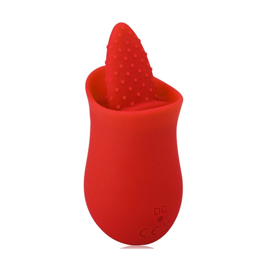 Stimulateur de clitoris Tongue Flower Rouge
