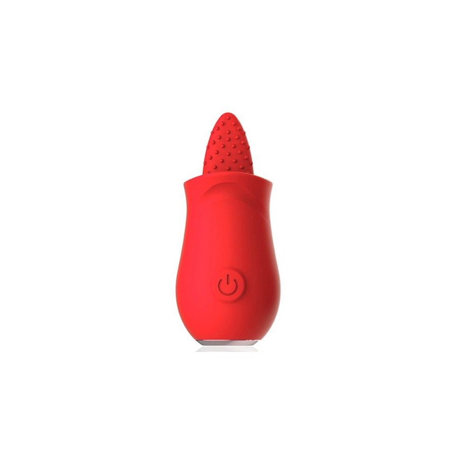 Stimulateur de clitoris Tongue Flower Rouge