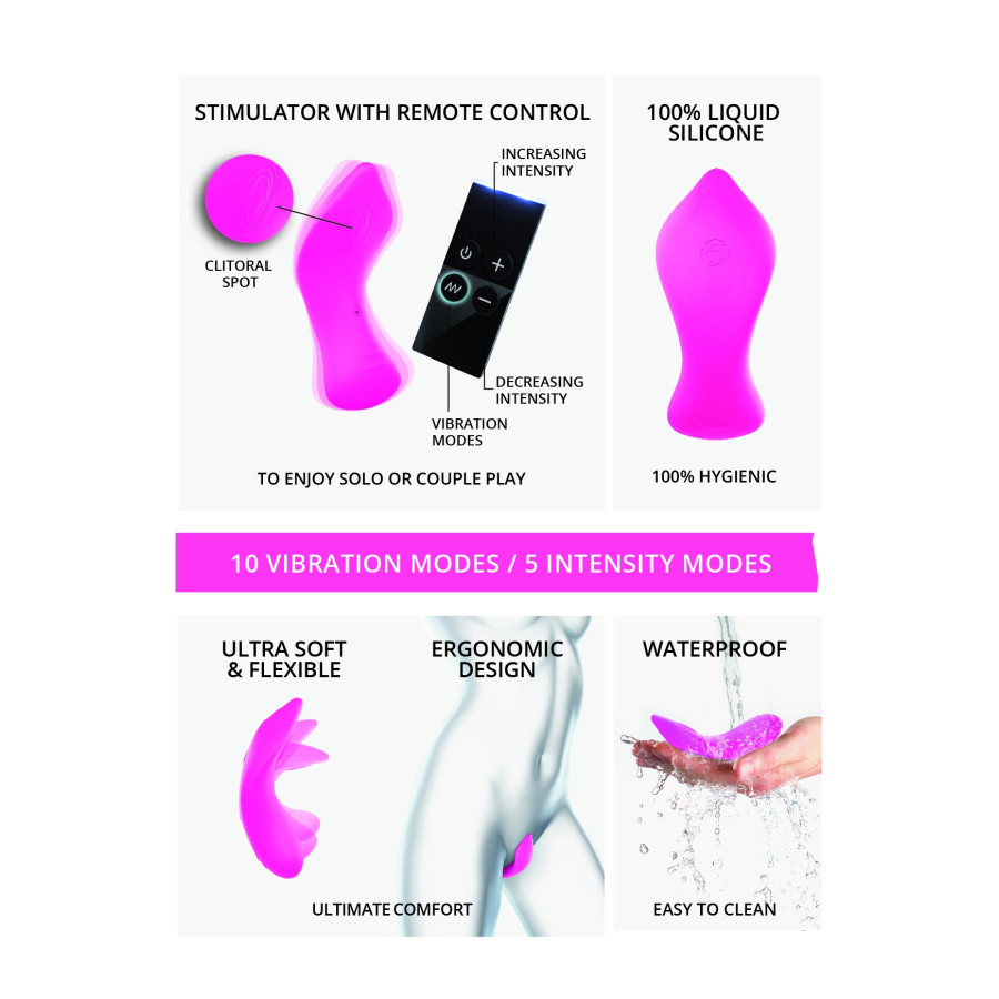 Stimulateur de clitoris Hot Spot Rose