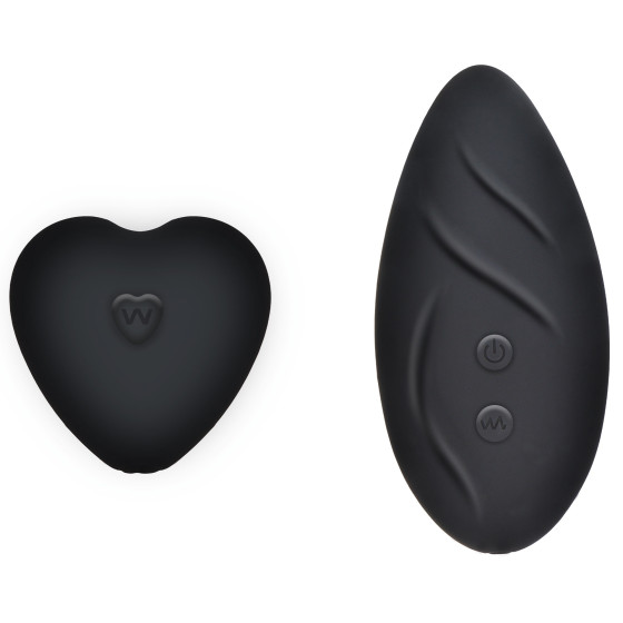 Stimulateur de clitoris télécommandé Panty Angel Noir