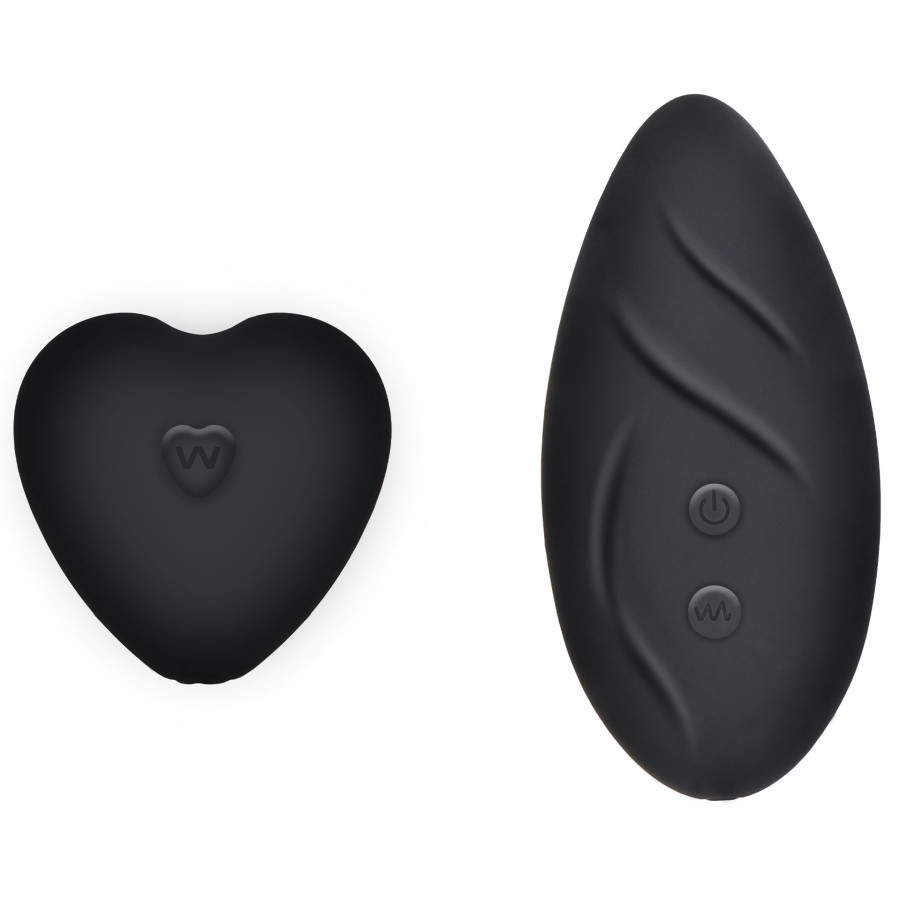 Stimulateur de clitoris télécommandé Panty Angel Noir