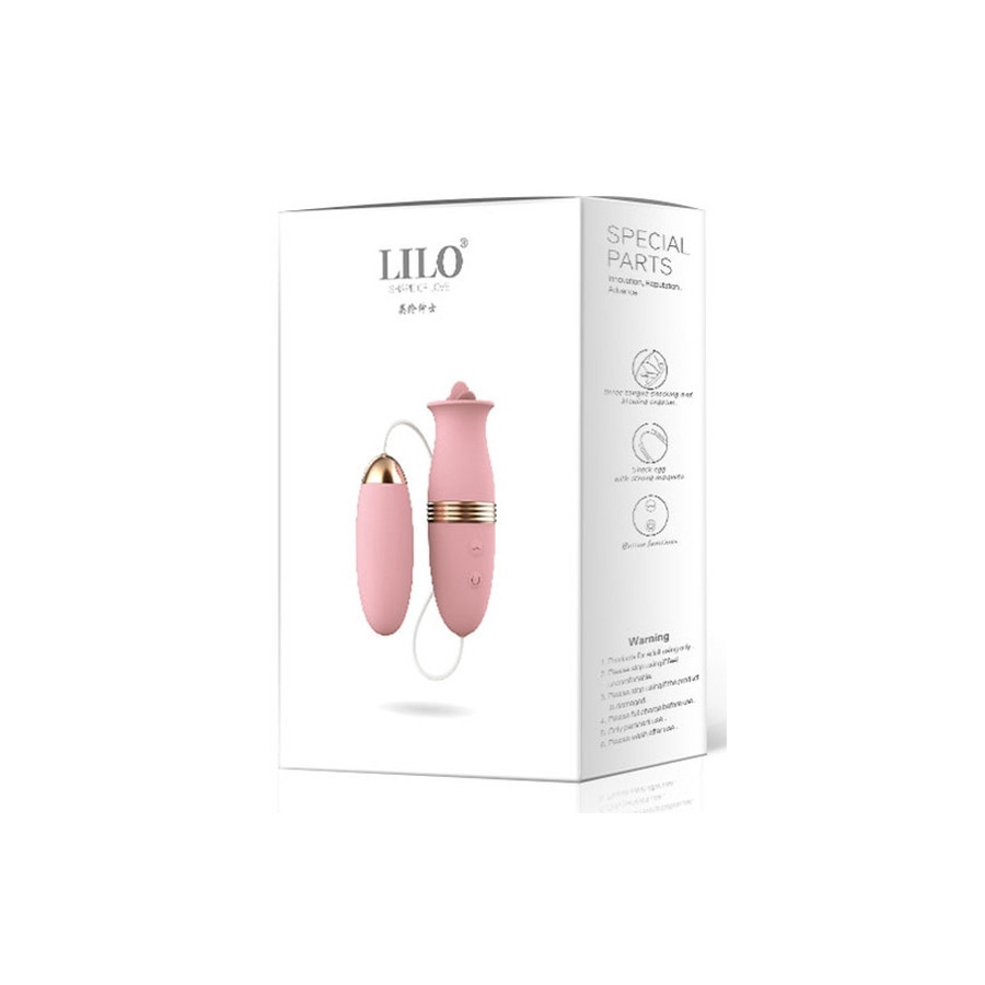 Stimulateur de clitoris Lilo Tongue Rose