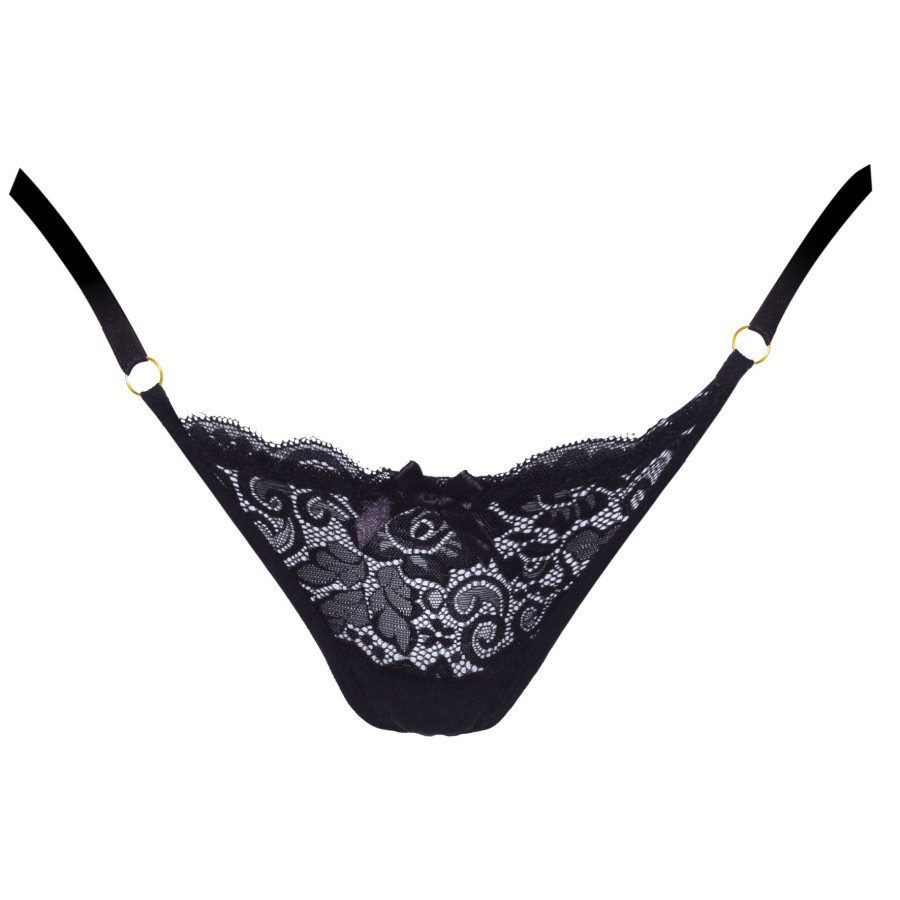 Stimulateur de clitoris télécommandé Panty Angel Noir
