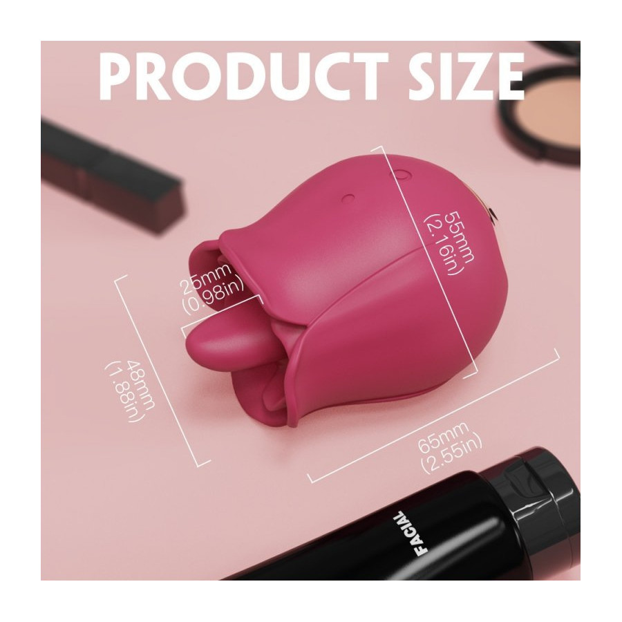 Accessoire Anulingus Rose Pro 4 - 9 Vibrations