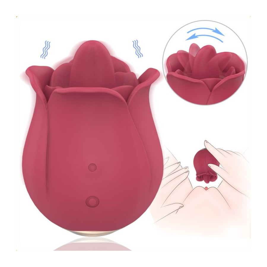 Accessoire Anulingus Rose Pro 4 - 9 Vibrations