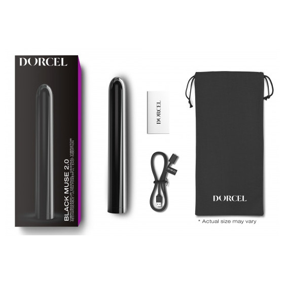 Vibro Black Muse 2.0 Dorcel 15 x 2.5cm