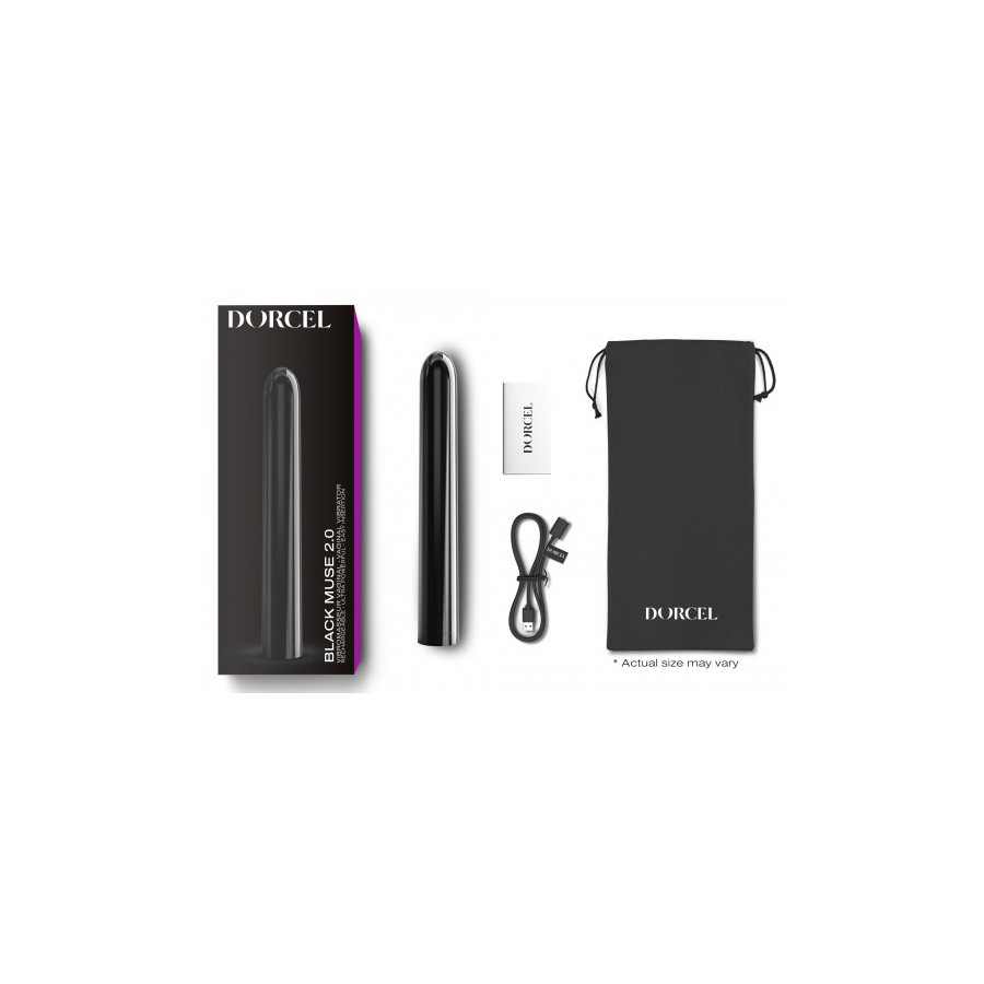 Vibro Black Muse 2.0 Dorcel 15 x 2.5cm