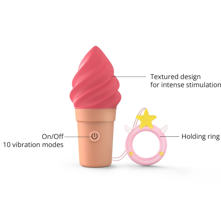 Stimulateur de clitoris Cand'Ice Raspberry Jolly