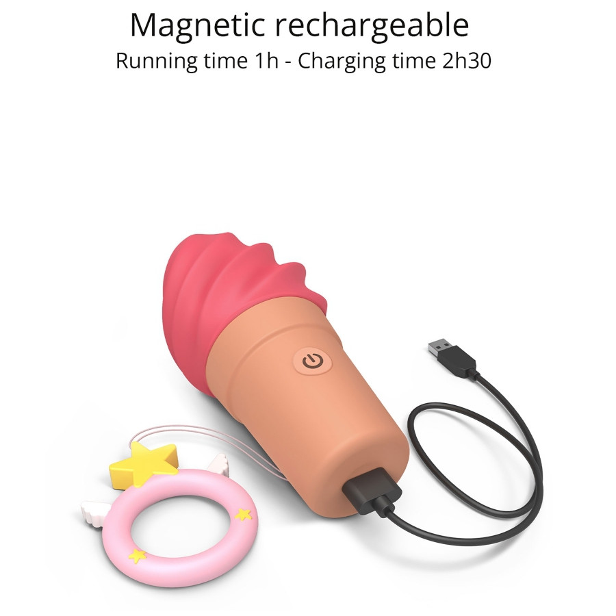 Stimulateur de clitoris Cand'Ice Raspberry Jolly