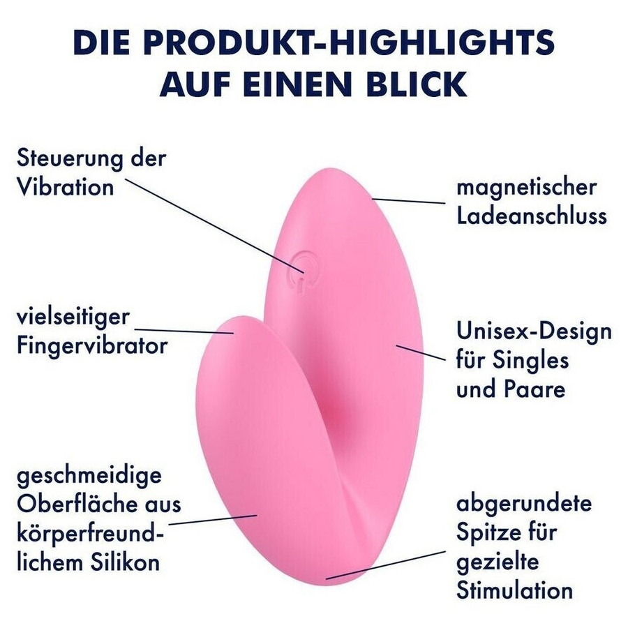 Vibromasseur Love Riot Satisfyer 6cm Rose