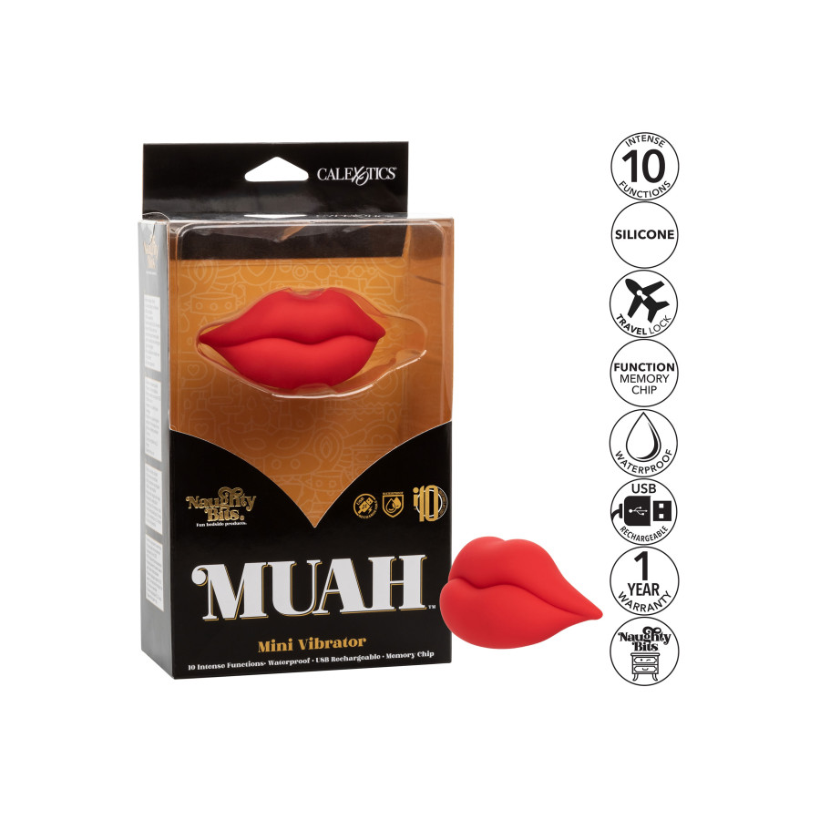 Mini Vibro Lèvres vibrantes Muah 10 Vibrations