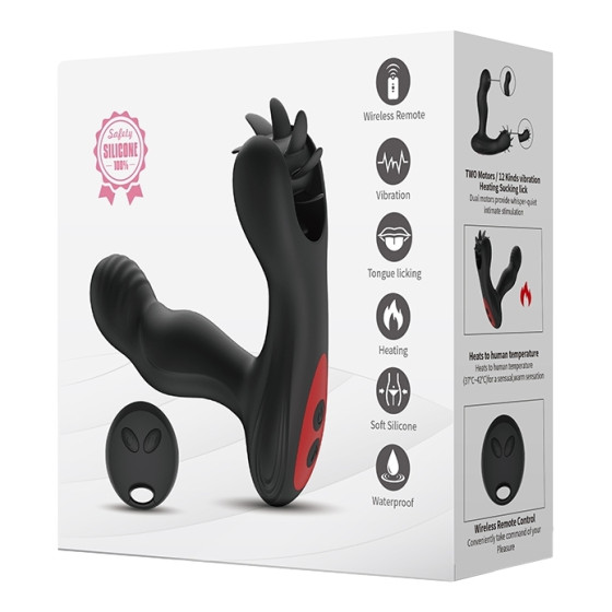 Double stimulateur Clit Rolling 10 x 3cm