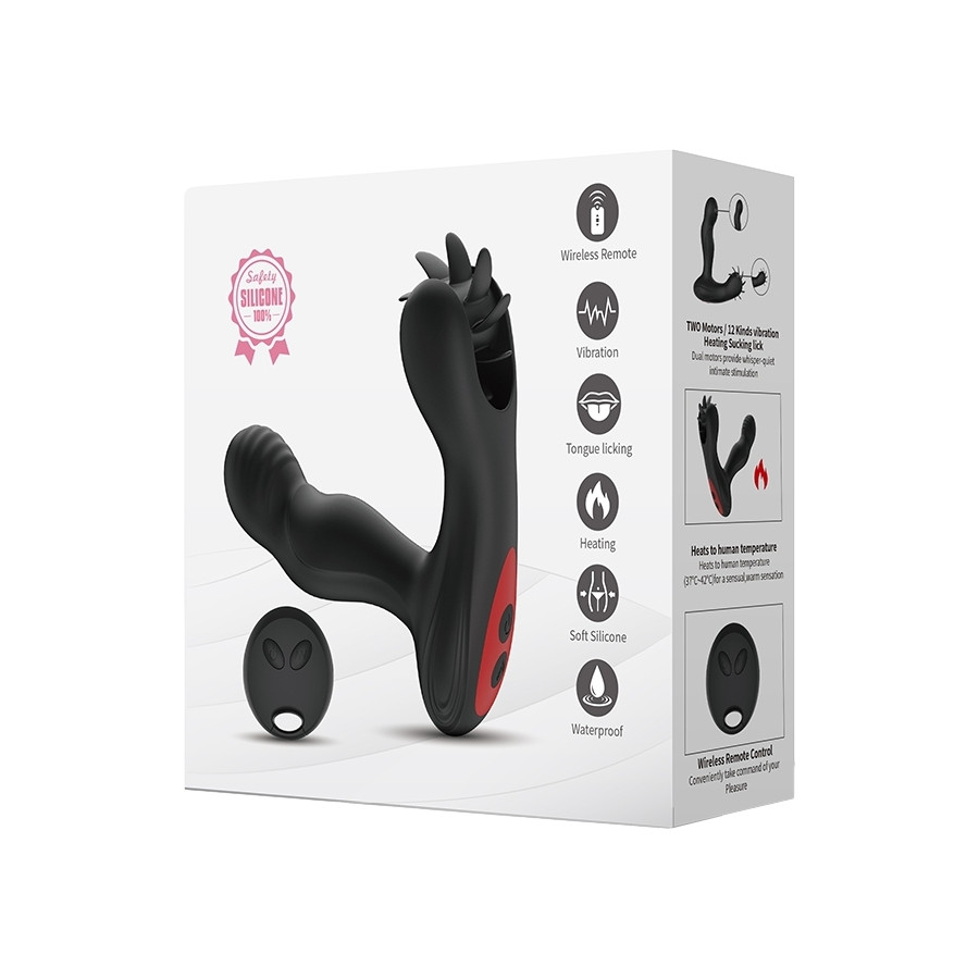 Double stimulateur Clit Rolling 10 x 3cm