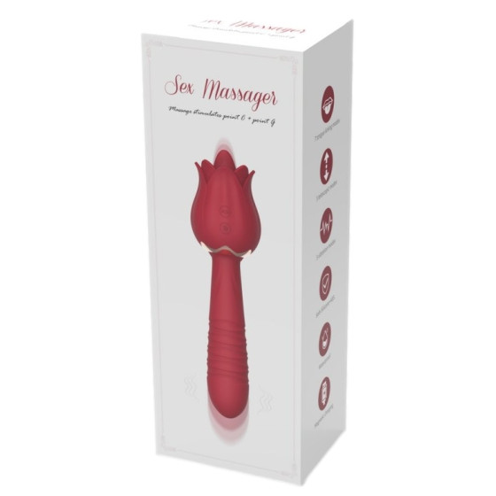 Stimulateur de clitoris et Point G Rose Licky