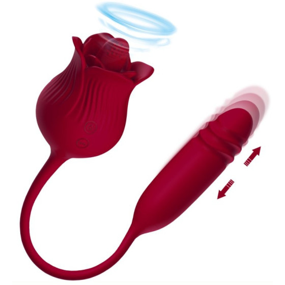Stimulateur et Vibro Dwich Rose