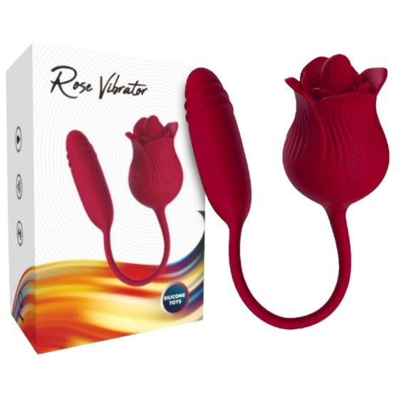 Stimulateur et Vibro Dwich Rose