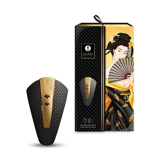 Stimulateur intime Shunga Obi Noir