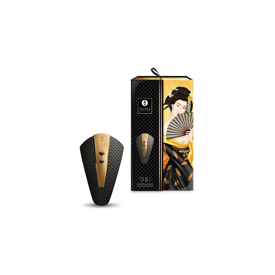 Stimulateur intime Shunga Obi Noir