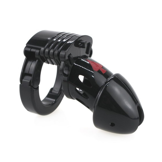 Cage de chasteté ajustable Noir