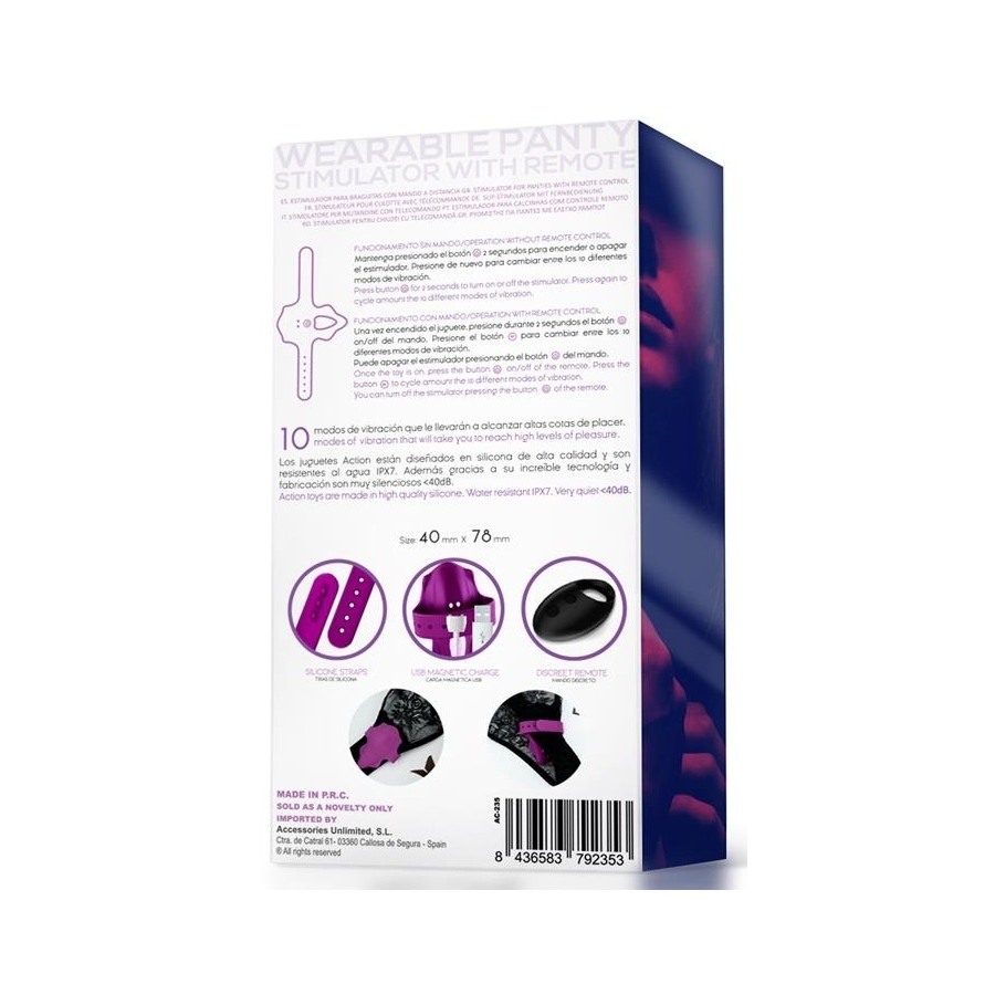 Stimulateur de clitoris Panty Violet
