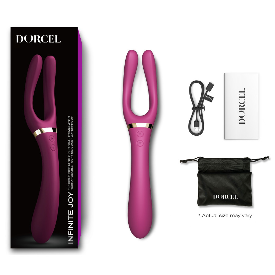 Stimulateur multi-fonctions Infinite Joy Dorcel Mauve