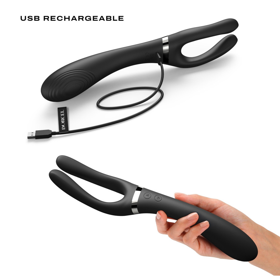 Stimulateur multi-fonctions Infinite Joy Dorcel Noir