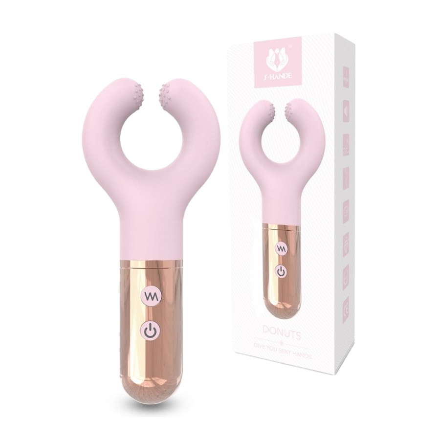 Stimulateur de clitoris Donuts 15cm Rose Stimulateur de clitoris Donuts 15cm Rose