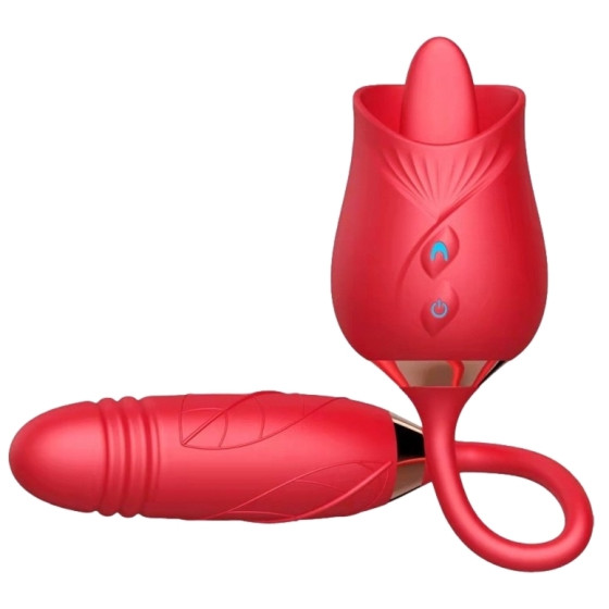 Stimulateur Double Lick Thrust 10 x 3cm