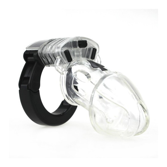 Cage de chasteté ajustable 10 x 3.5cm Transparente