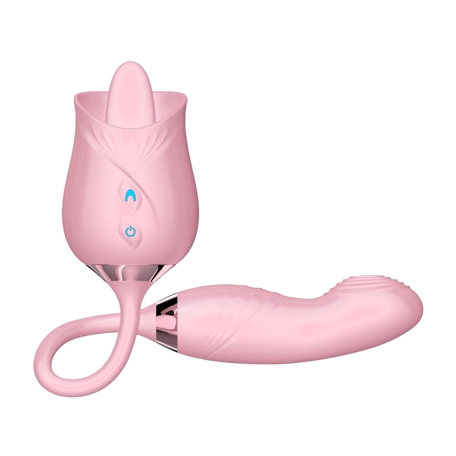 Stimulateur Rose Licking 11 x 3cm Rose Stimulateur Rose Licking 11 x 3cm Rose