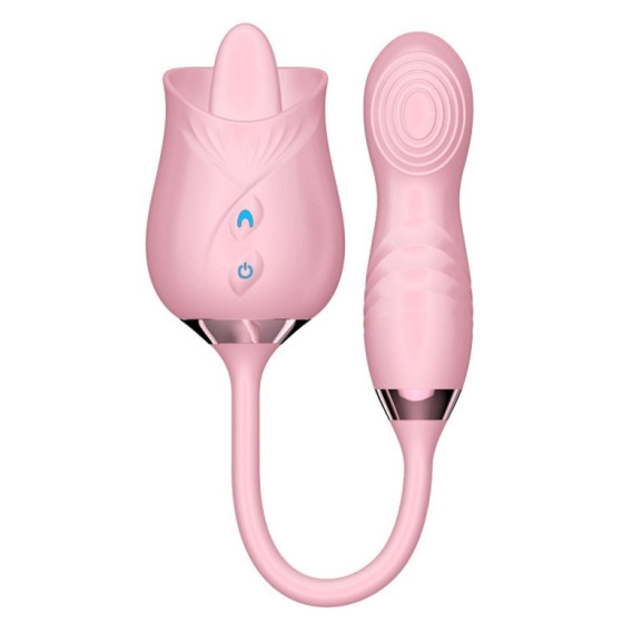 Stimulateur Rose Licking 11 x 3cm Rose
