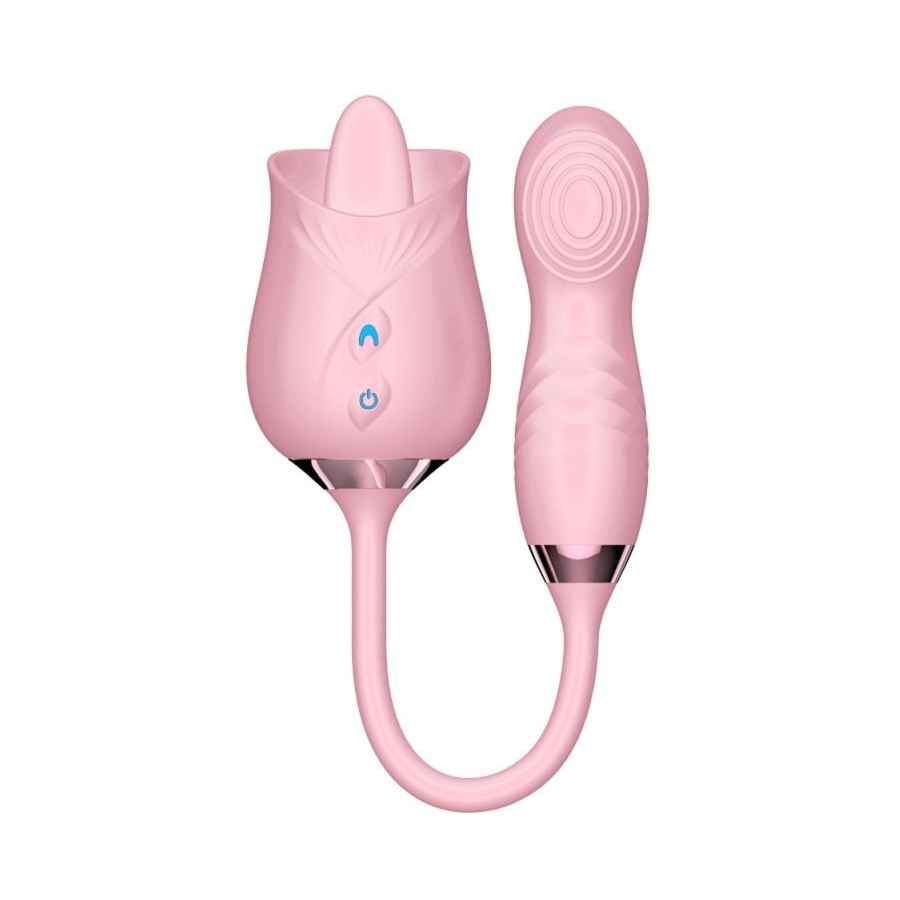 Stimulateur Rose Licking 11 x 3cm Rose