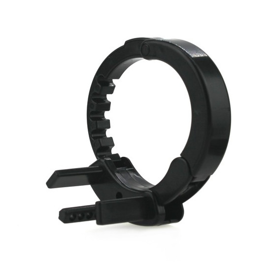 Cage de chasteté ajustable Noir