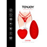 Stimulateur de clitoris avec culotte dentelle Divine Panty Rouge