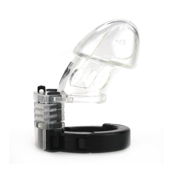 Cage de chasteté ajustable 10 x 3.5cm Transparente